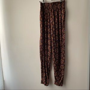 YASMIN FLORAL PANTS ELASTIC VTG